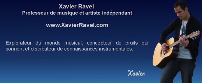 Xavier Ravel Cours de guitare